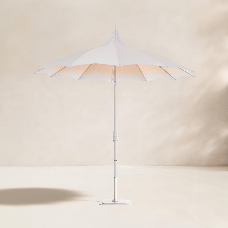 Parasol d'extérieur inclinable 108 po Kaia, Rose dégradé, sans lumière DEL