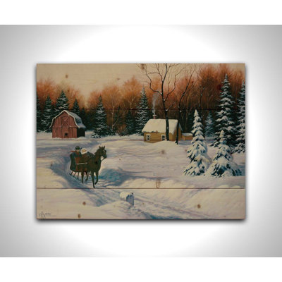 Afternoon Sleigh Ride by Charles White