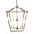 8 - Light Gold Lantern Pendant