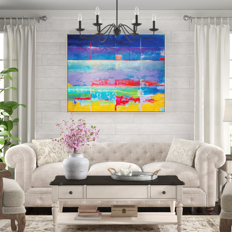 Alan Annells - Painting on Canvas, Timber, 41cm H x 51cm W