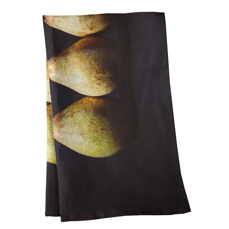 Serviette de thé poires, Polyester sergé