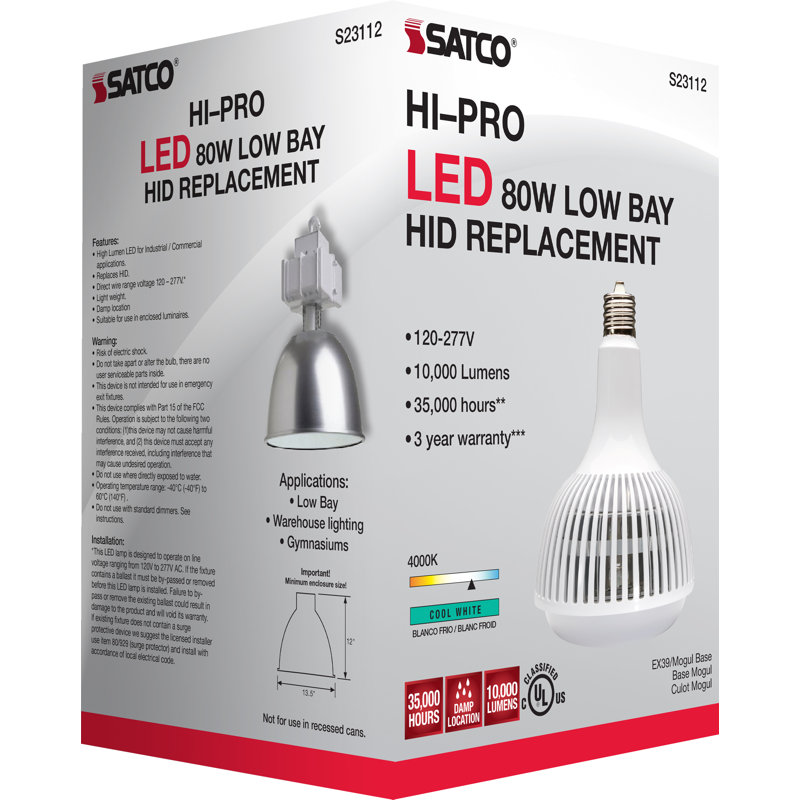 80 Watt LED Bulb, 4000K