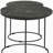 Matte Black 2-Piece Nesting Table