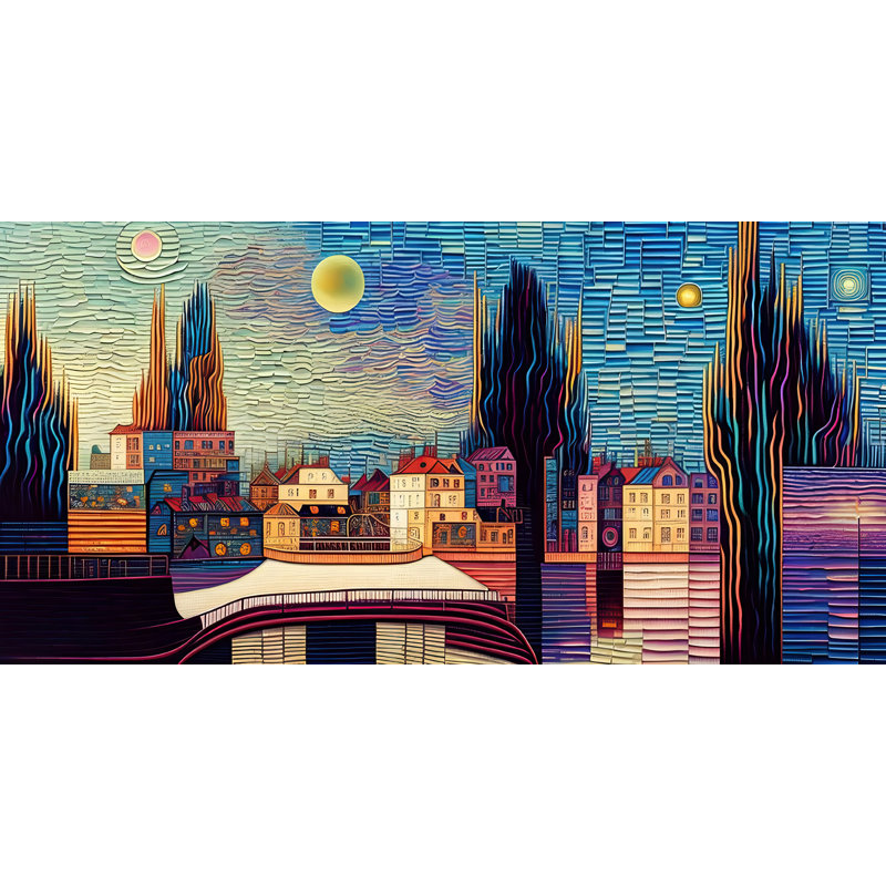 Terre moderne 291, H 18 po x l 36 po