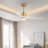 52 Inch Indoor Ceiling Fan With Dimmable LED Light 3 Solid Wood Blades Remote Control Reversible DC Motor