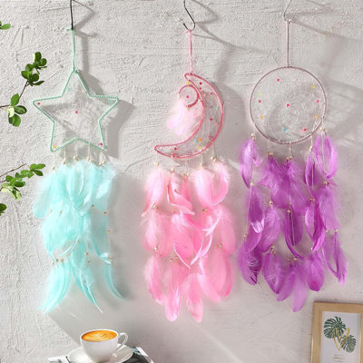 3-piece Dream Catcher Wall Decor Sweet Color