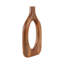 Vase à fleurs ouvert en bois de manguier pour centre de table et tablettes-1835455287