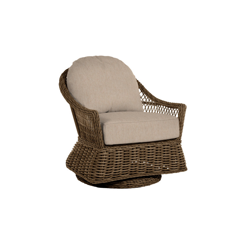 Fauteuil oscillant tissé Soho - Raphia, Raphia, Welt, Toile sable