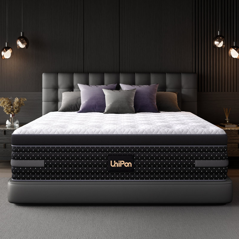 10"/12"/14" Medium Firm Hybrid Mattress, Gel Memory Foam & Pocket Springs, Edge Support,CertiPUR-US® & OEKO-TEX® Certified