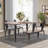 Geni Metal Base Dining Table