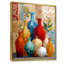 «Boho Plants Moroccan Vases - Morocco Pottery», reproduction d'art sur toile rouge-278881673-278881676-278881721