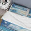 Ensemble de housse de couette Blue and Beige Tranquility Beach II - Coastal Minimalisme-101240328