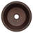 14" Round Hammered Bar Sink w/ 2" Drain Opening-99023272