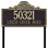 Villa Nova 2-Line Lawn Address Sign