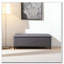 Banc de rangement en lin capitonné-683682703