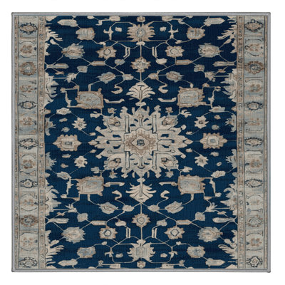 Machine Washable Overdyed Grey Area Rug