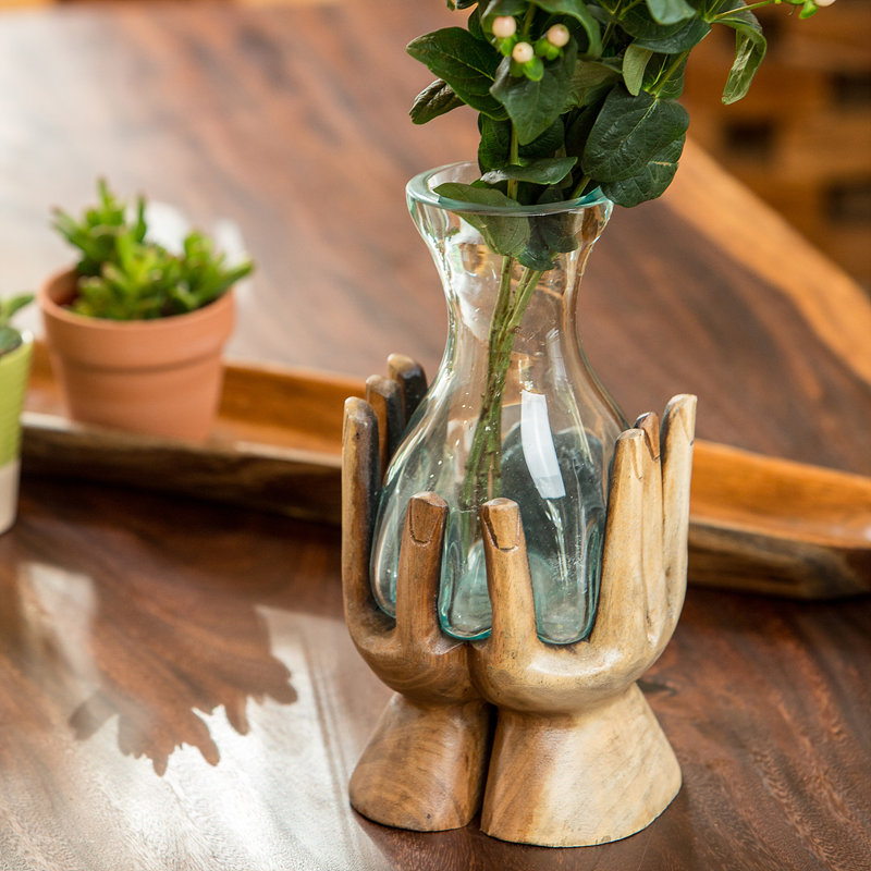 Vase en verre soufflé - Anjali H 12 po