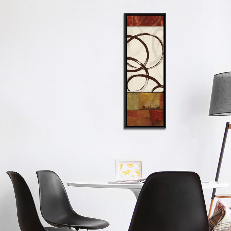 «Symphony II» par Allison Pearce, impression sur toile tendue, H 36 po x l 12 po x P 1,5 po, Toile avec cadre noir