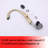 Maxbrass Pull Out Kitchen Faucet-90573347