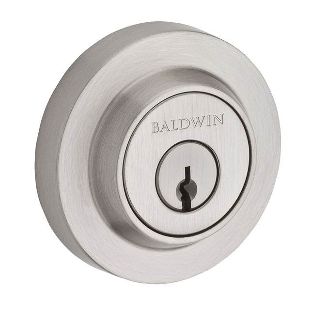 Contemporary Single Cylinder Deadbolt with Smartkey Baldwin 