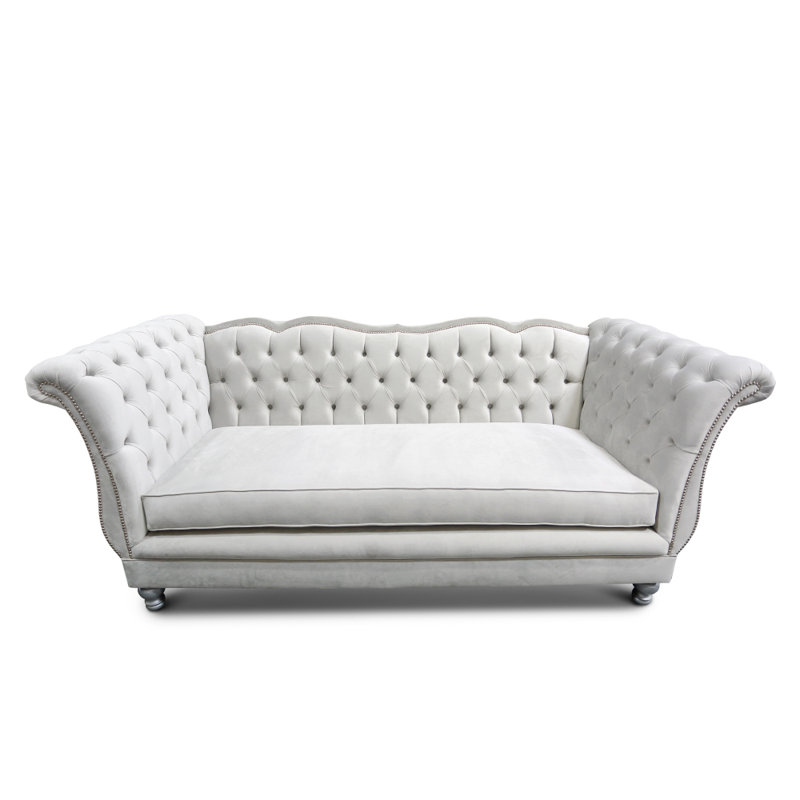 Gigi Sofa, Gray, Silver
