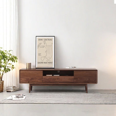 Retro design simple solid wood TV cabinet by LIZIYE