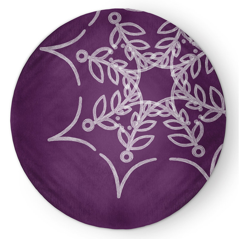 Masontown Chenille Indoor Rug, Round 5'
