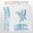 Patio HDPE Portable Armless Adirondack Chair-111524426