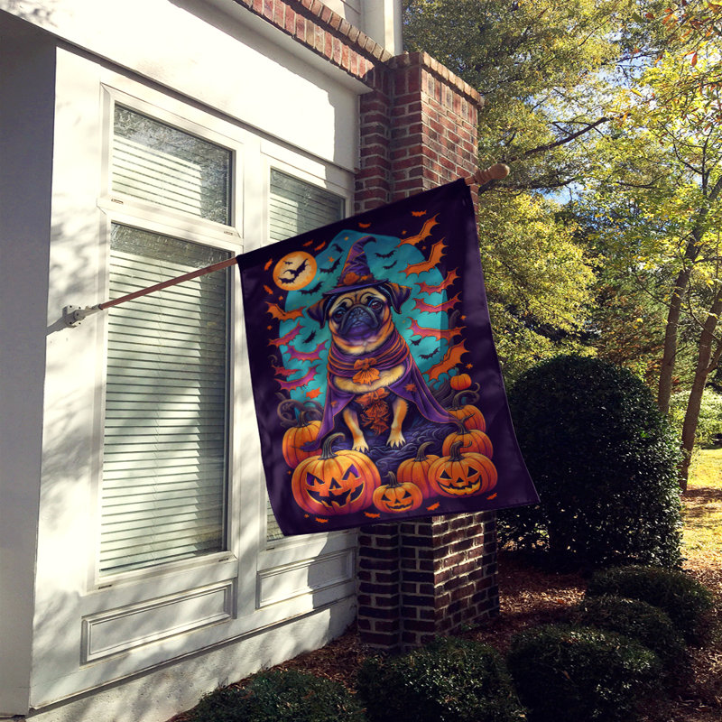 Jakameron Double Sided Polyester Halloween Garden Flag, 40" x 28"