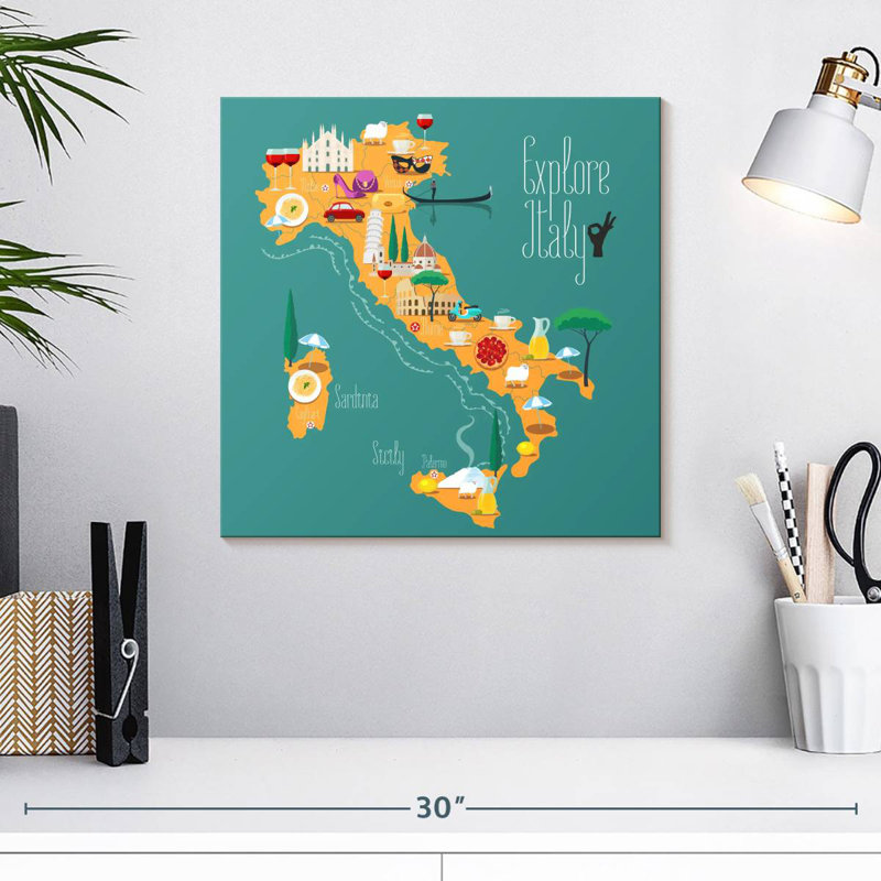Aliaz Explore Italy Map