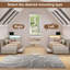 Single Daybed with Storage Drawers, Linen Upholstered Frame with LED Lights, USB Charging Port & Safety Rail-771554766