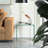 Agnela Glass Top End Table