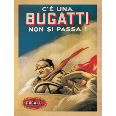 Bugatti, 1922 - reproduction d'art sur toile tendue