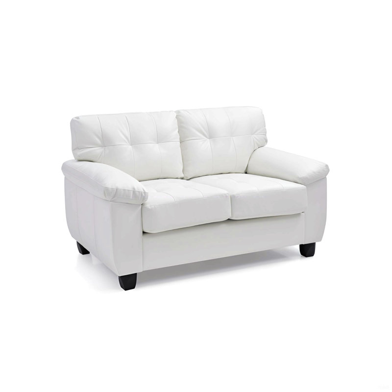 Causeuse contemporaine blanche avec confort
