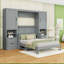 Lit escamotable 4 tiroirs en bois avec placard et tablettes-1717956407-1756295067