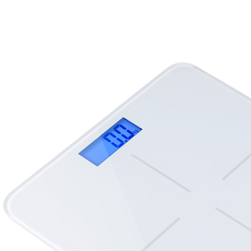 Ultra Thin, White Scale with Easy To Read LCD Display - Auto Step On