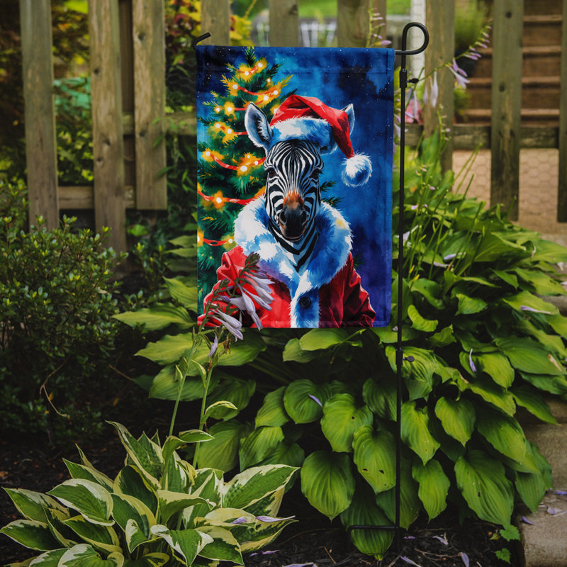 Drapeau de jardin de Noël, Zèbre