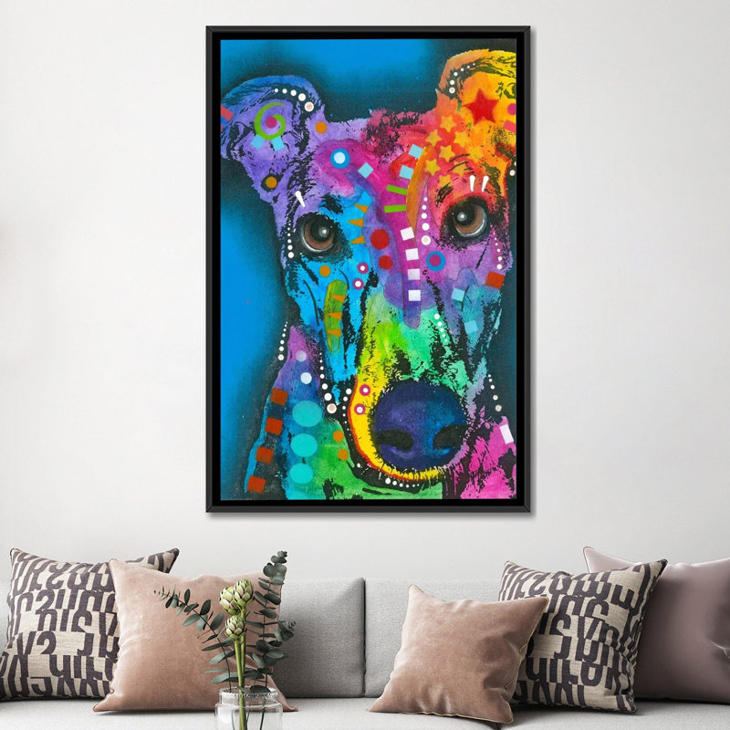 Quel est le raisonnement qui pense à propos ? impression sur toile tendue, impression sur toile tendue, Toile avec cadre noir