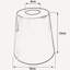 13cm H Metal Lamp Shade-533620136
