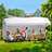 COBIZI 10x20 Pop up Canopy with 1-Button Push Center Lock, Portable Garage with 2 Sidewalls Carport Canopy Waterproof & UPF 50+,Canopy Tent 10 x 20 for Parties,Commercial,3 Adjustable Height-111066475