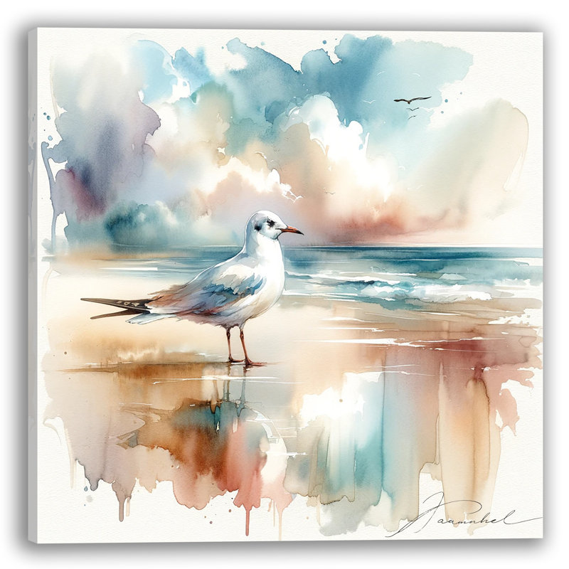 Bayside Chic: Fashionable - Impression sur toile tendue, H 12 po x l 12 po x P 1 po