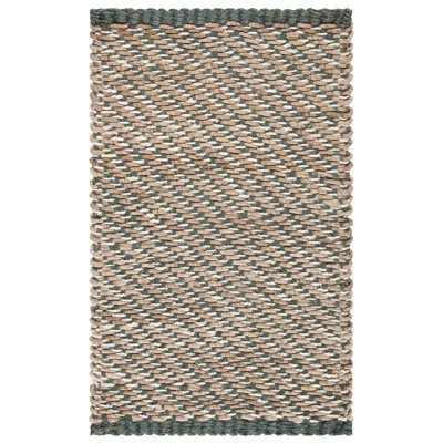 Auckland Handmade Flatweave Jute/Sisal Brown Area Rug