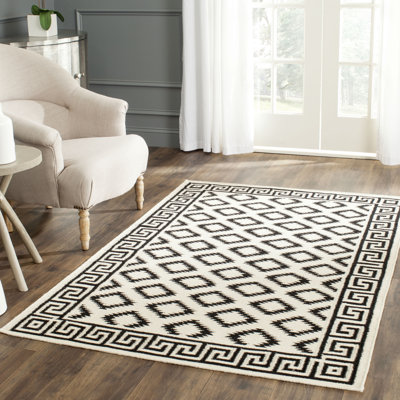 Feliciano Geometric Wool Hand Woven Area Rug