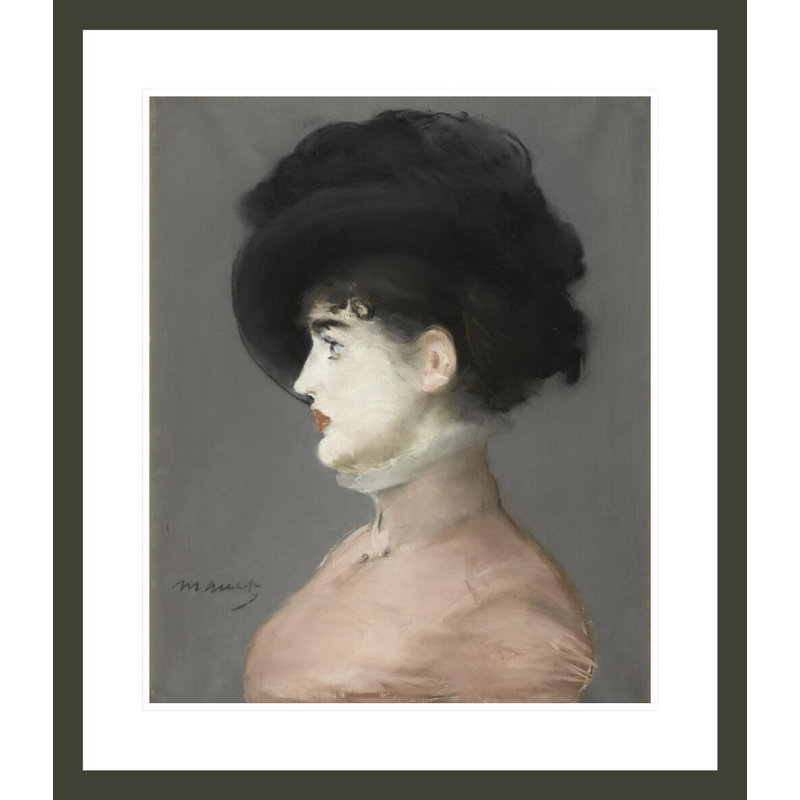 Irma Brunner by Edouard Manet -Framed Giclee Print, 27.08" H x 23.5" W