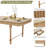 78.74'' Farmhouse Rectangular Dining Table With Drawer-547040978