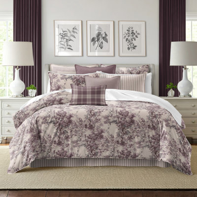 Ensemble de housse de couette en coton 8 pièces Dolce Wisteria