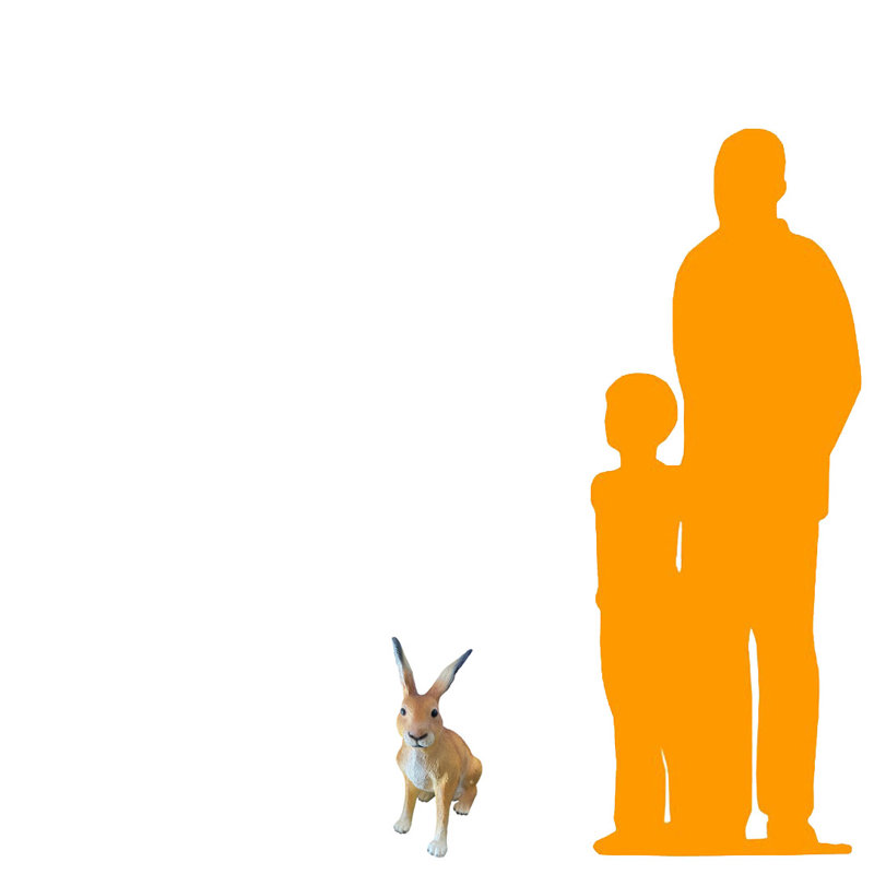 Briell Hare Rabbit Life Size Statue