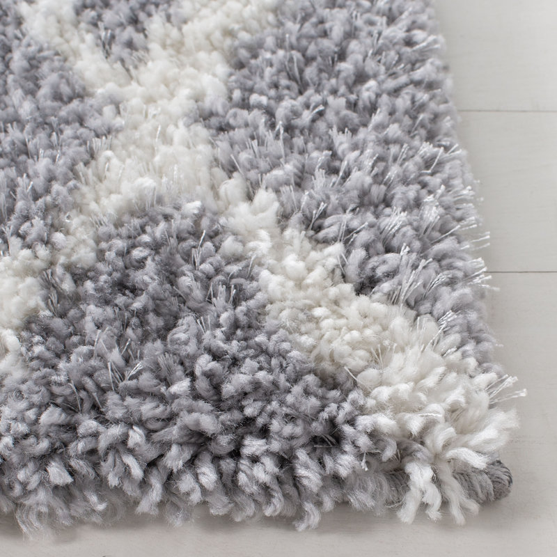 Tahoe Shag Performance Geometric Rug, Rectangle 6'7" x 8'7"
