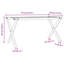 Chetna Coffee Table Legs X-Frame Steel-1428582310
