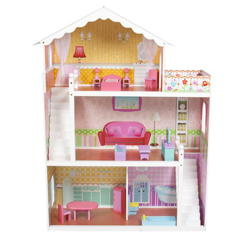 Amparo Zoomie Kids 86cm W x 32.5cm D Indoor Manufactured Wood Playhouse